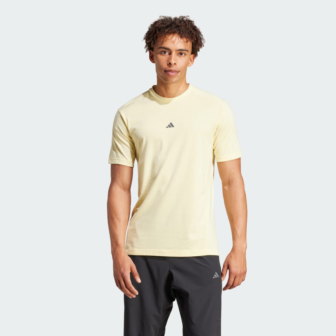 Тениска adidas Performance Training T-Shirt Жълто | IX9053, 0