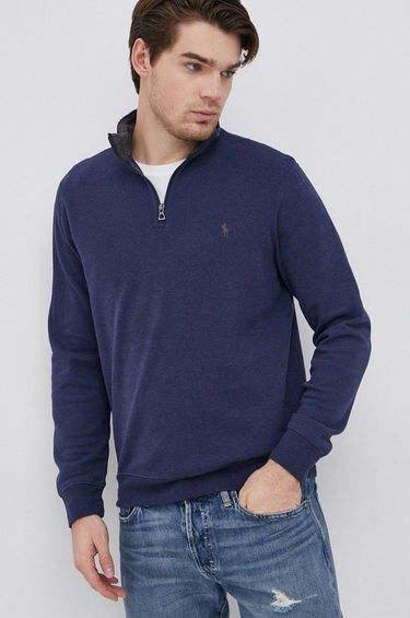 Суитчър Polo by Ralph Lauren Embroided Sweatshirt Тъмно синьо | 710812963027, 0
