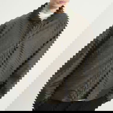 Яке бомбър Engineered Garments Engineered Garments Waxed Cotton LL Jacket Зелено | 25F1D066-BS007, 6