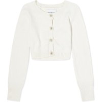 Пуловер CALVIN KLEIN Super Cropped Boucle Cardigan Бяло | J20J221966YBI, 1