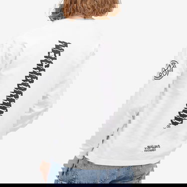 Тениска Neighborhood Neighborhood x Rebel Dread Hardware Long Sleeve T-Shirt Бяло | 242PCRDN-LT01S-WHT, 3