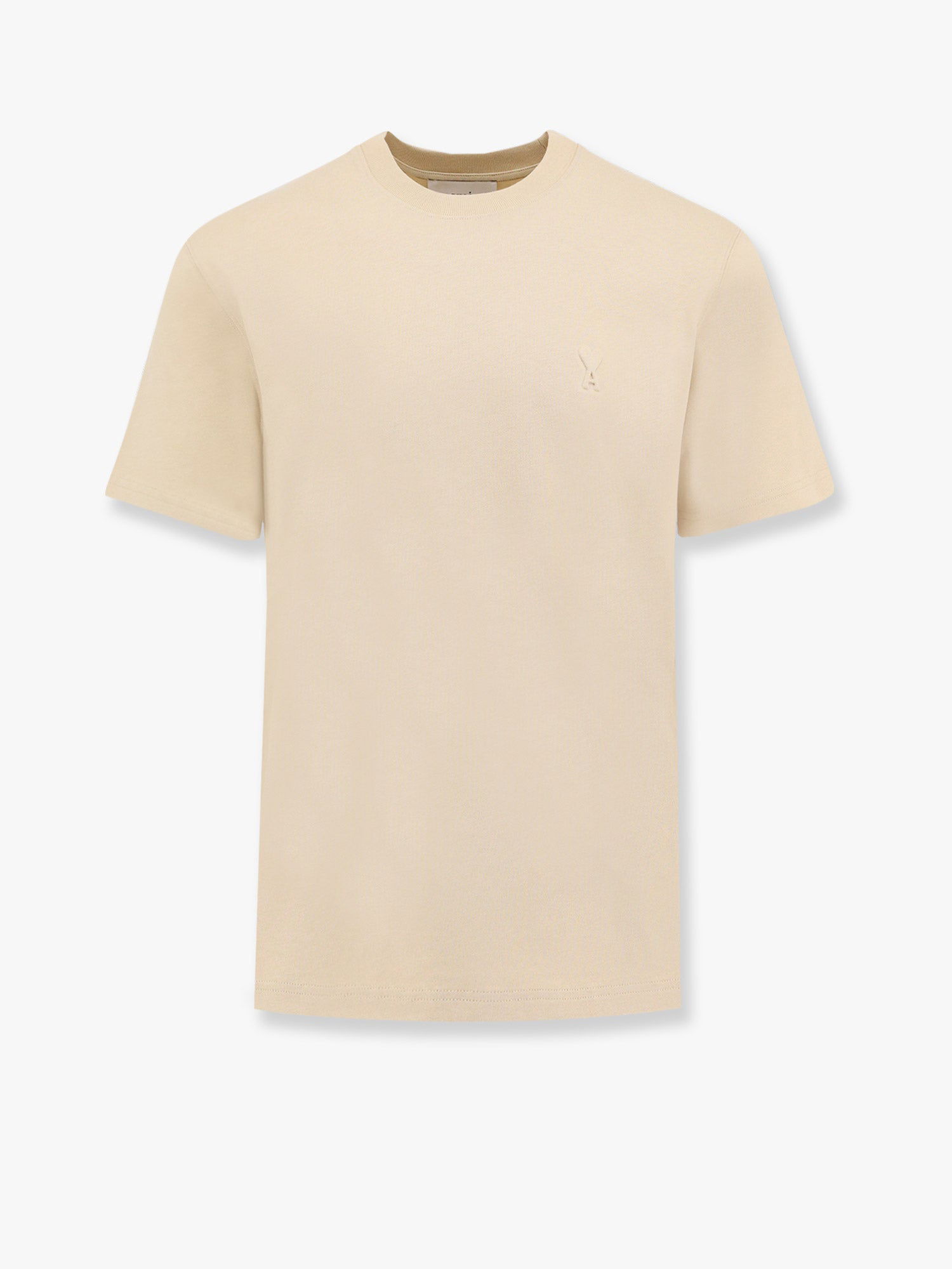 Тениска AMI Ami Paris Men's Crew Neck T-Shirt Бежово | UTS027726725, 0