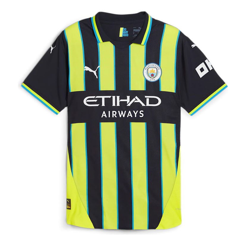 Фланелка Puma Manchester City 24/25 Away Authentic Jersey Черно | 775085-02