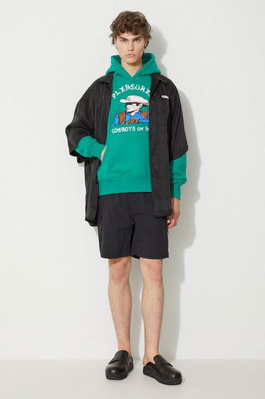 Суитчър Pleasures Hoodie With Print Зелено | P23SP024, 1