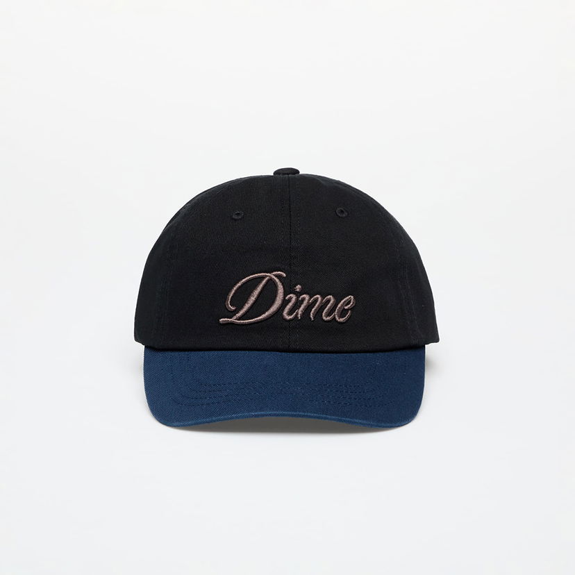 Шапка с козирка Dime Cursive Low Pro Cap Black/ Midnight Universal Черно | DIMEFA2455BLK