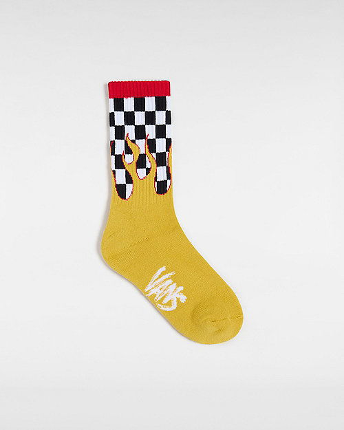 Чорапи Vans Vans Road Stop Crew Socks (4-8 Years) Жълто | VN000MNEZX7, 0