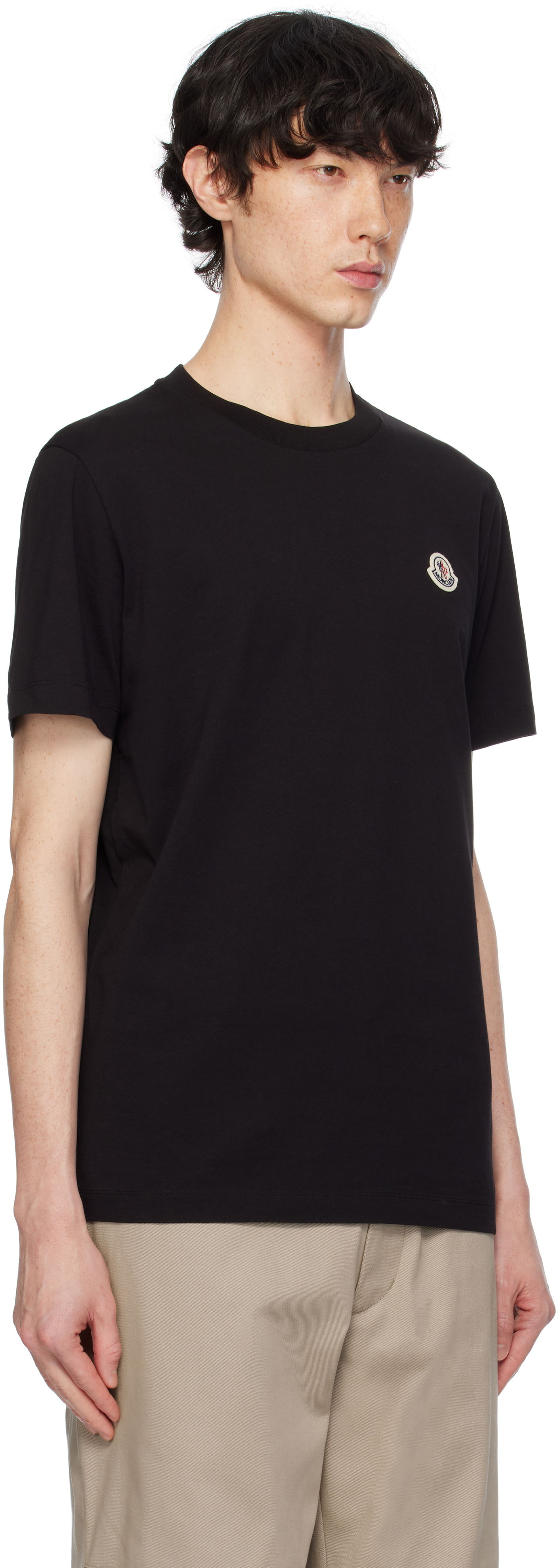 Тениска Moncler Three-Pack Logo Patch T-Shirt Сиво | K10918C00026829H8, 1
