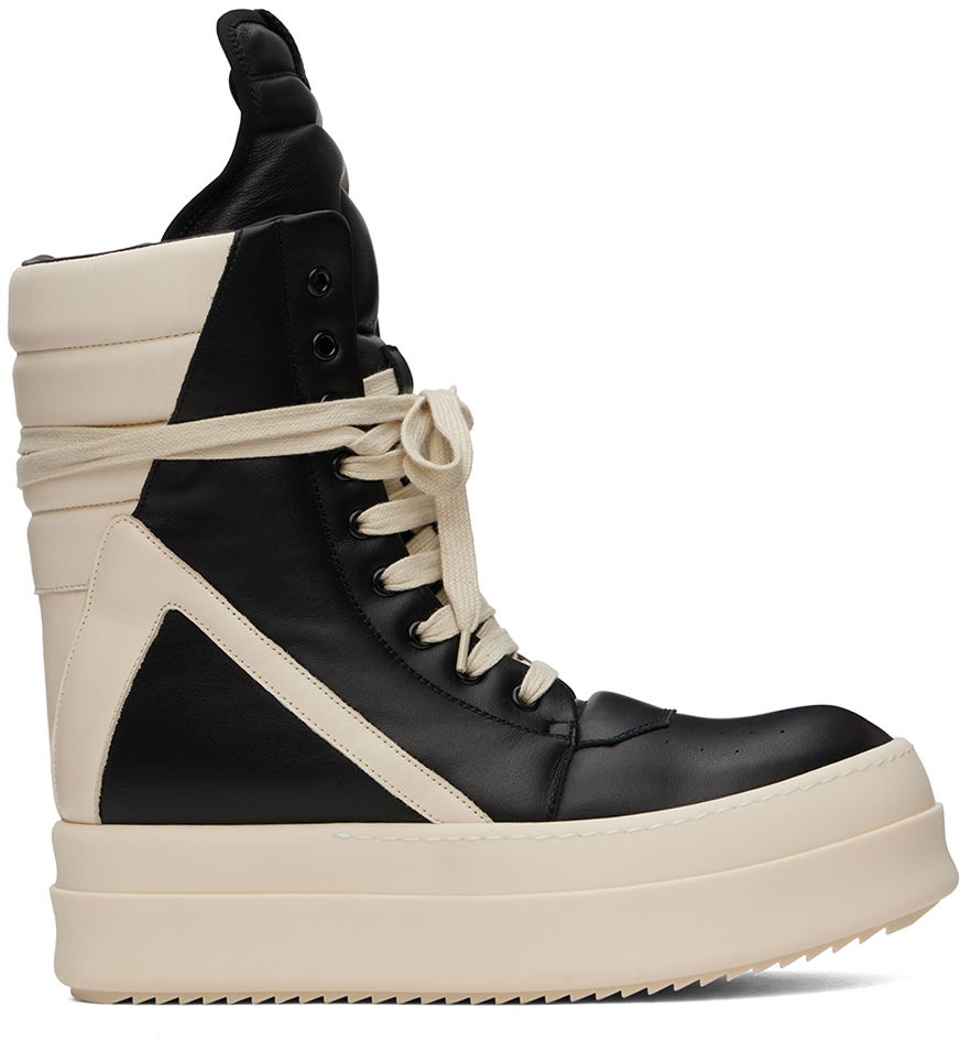 Кецове и обувки Rick Owens Rick Owens Porterville Mega Geobasket Черно | RU02D6855 LCO, 0