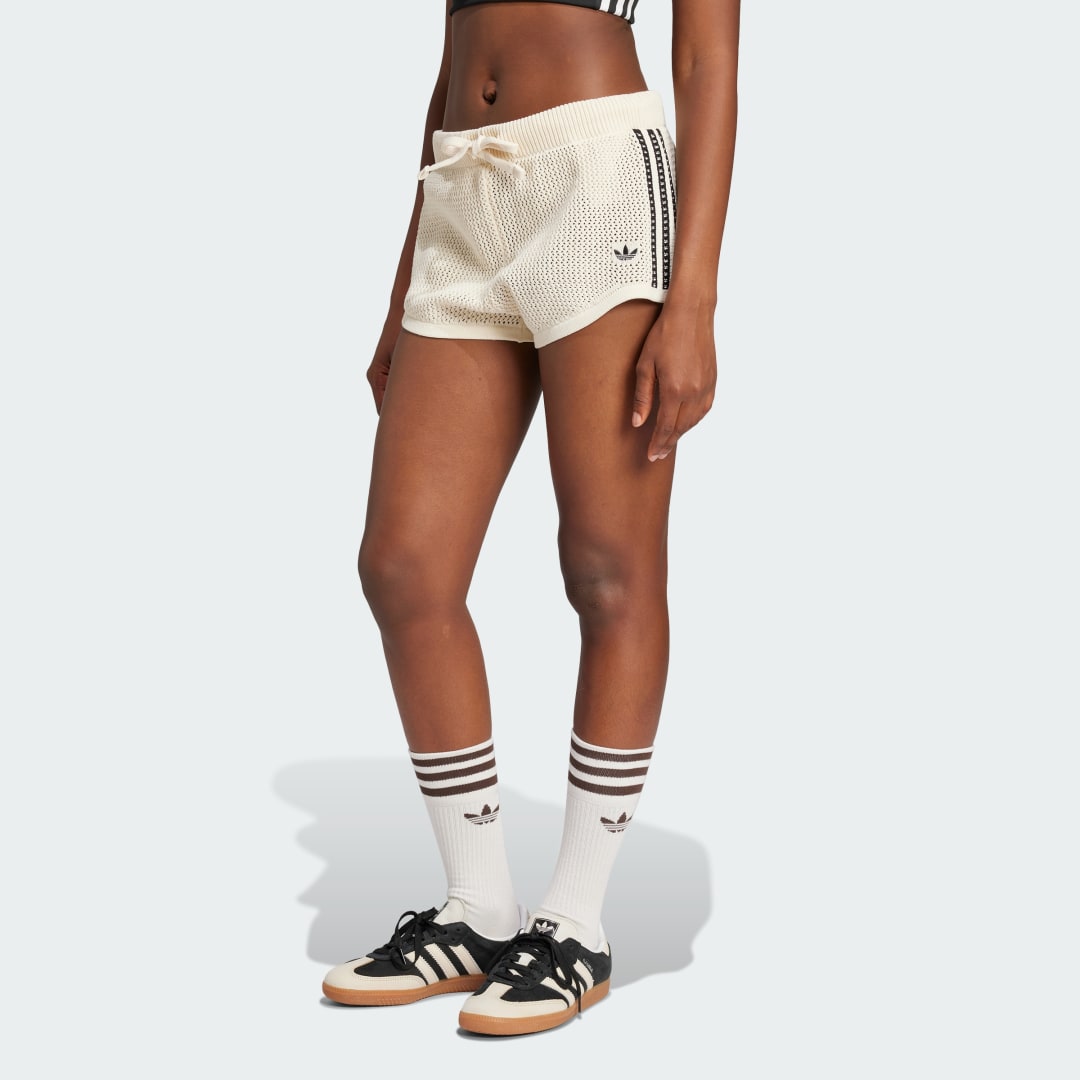 Къси панталони adidas Originals adidas Originals Premium Crochet Sprinter Shorts Бежово | JD1078, 0