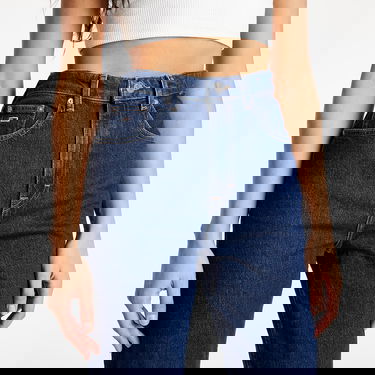 Дънки Tommy Hilfiger Ultra High Rise Tapered Mom Jeans Тъмно синьо | DW0DW10743 1BK, 2
