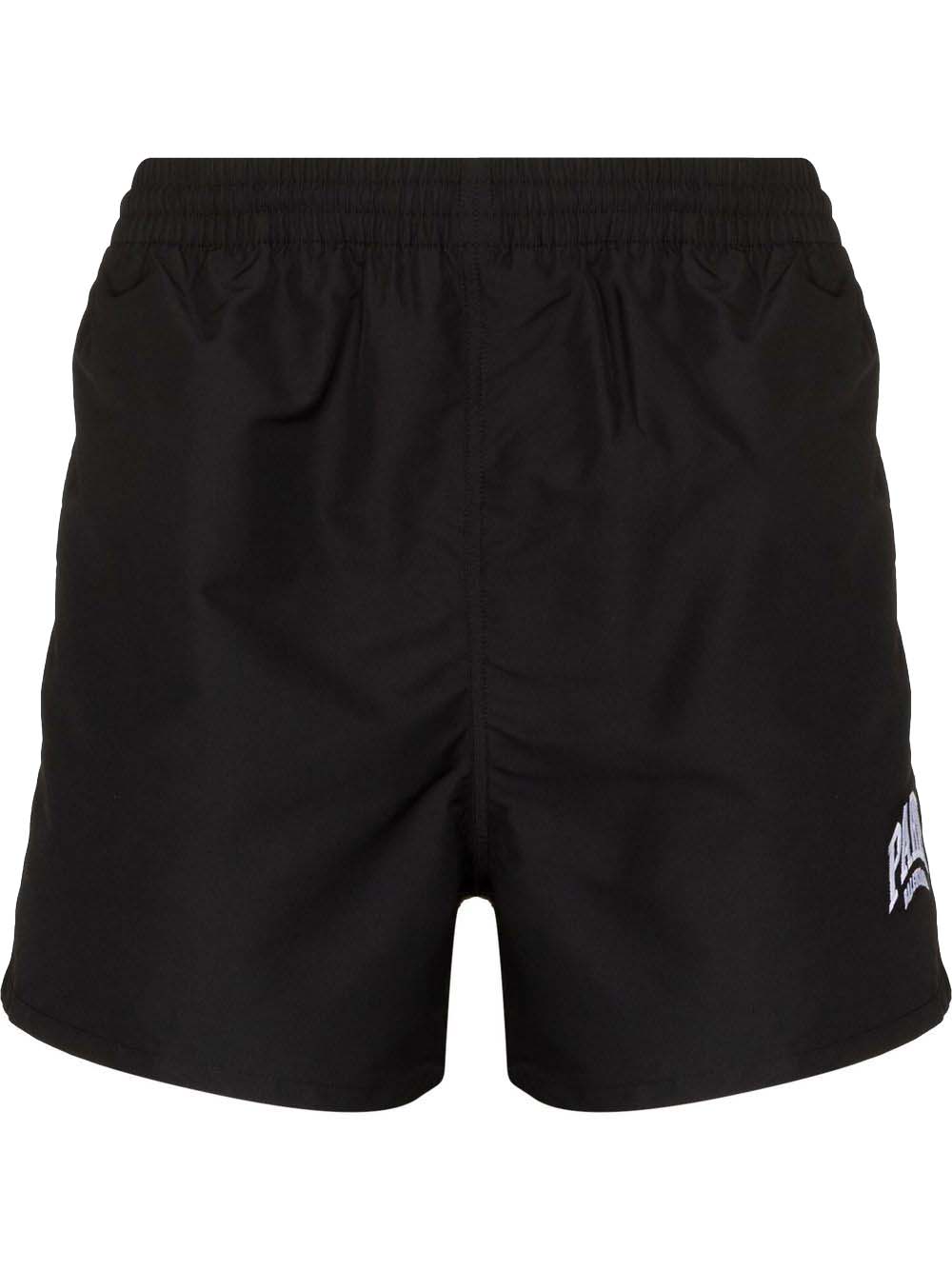 Къси панталони Balenciaga Paris Cities Swim Short Черно | 6896924A8B6, 0