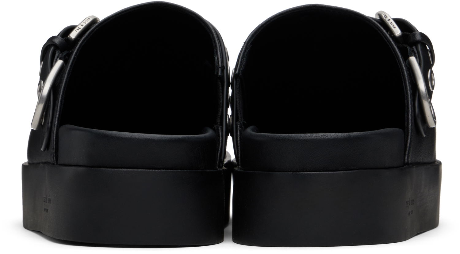 Облекло rag & bone Rag & Bone Geo Platform Mules Черно | WFF24HF1003LE03, 1