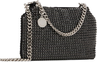 Дамска чанта Stella McCartney Stella McCartney Falabella Crystal Mesh Shoulder Bag Черно | 7B0101WP0413, 1