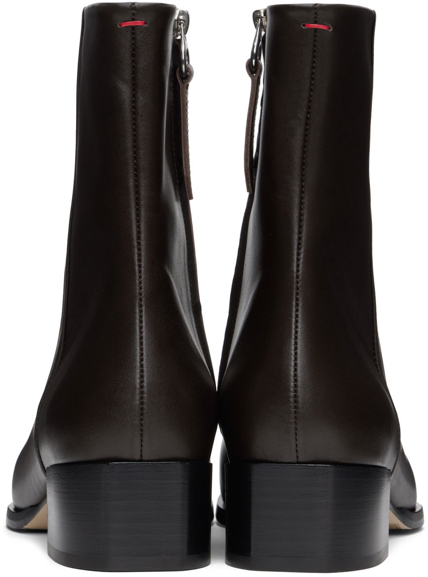 Облекло Aeyde Aeyde Lee Leather Boots Кафяво | A11-AB-NVAS40CH-0221-953-001, 1