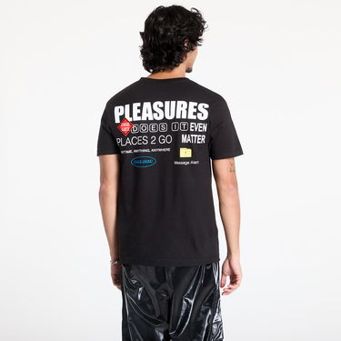 Тениска Pleasures Black Graphic T-Shirt Черно | P24W042 BLACK, 2