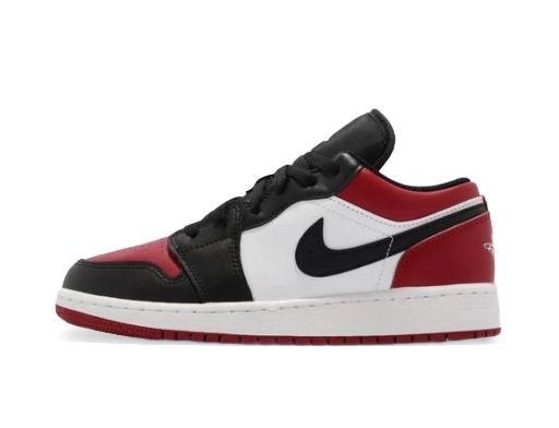 Кецове и обувки Jordan Air Jordan 1 Low "Bred Toe" GS Червено | 553560-612