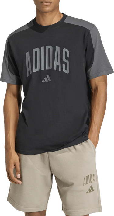 Тениска adidas Originals Two-Tone Short Sleeve Collegiate T-Shirt Сиво | kd0068, 1