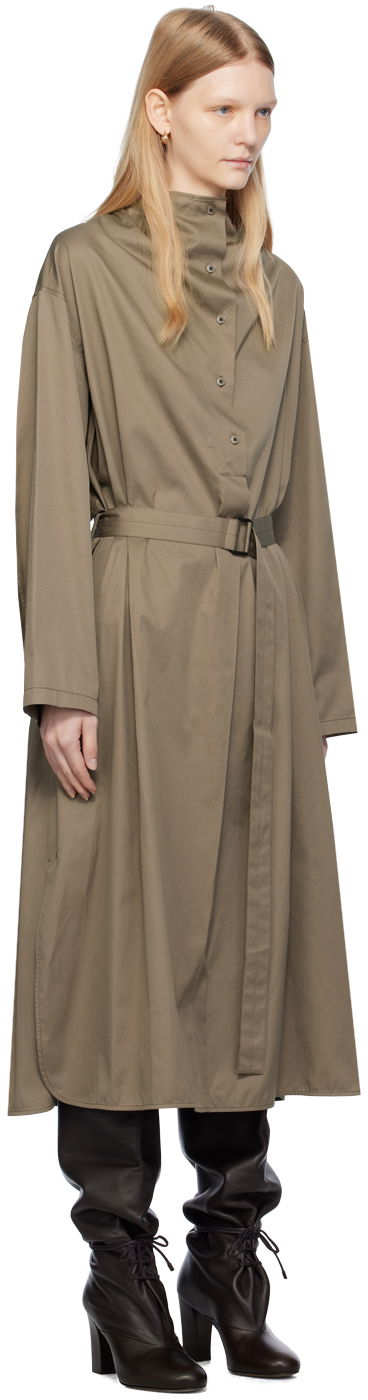 Риза LEMAIRE LEMAIRE Housse Midi Dress Черно | DR1040 LF824, 4
