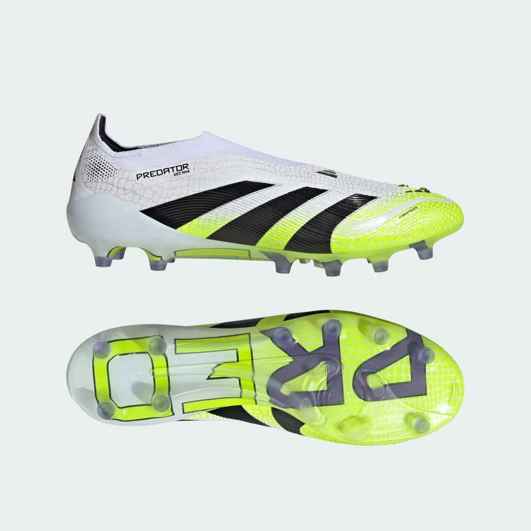 Кецове и обувки adidas Performance Predator Elite Laceless Artificial Grass Бяло | JH8877, 0