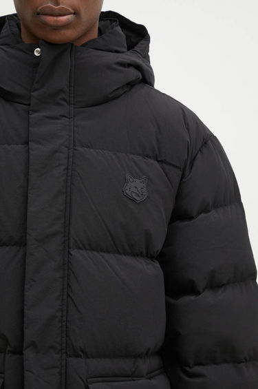 Пухо яке MAISON KITSUNÉ Hooded Down Puffer Coat Черно | NM02209WQ4031, 3