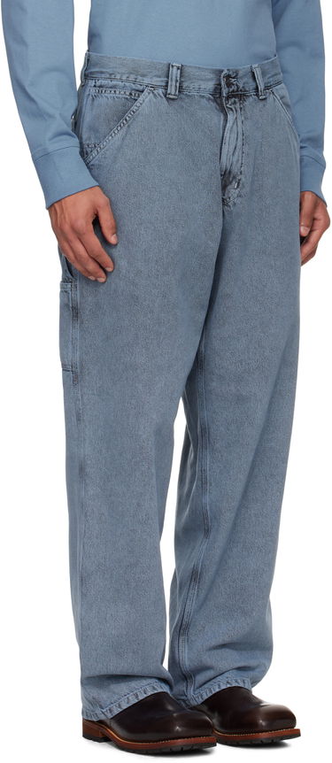 Дънки Carhartt WIP Single Knee Jeans Синьо | I035819, 1