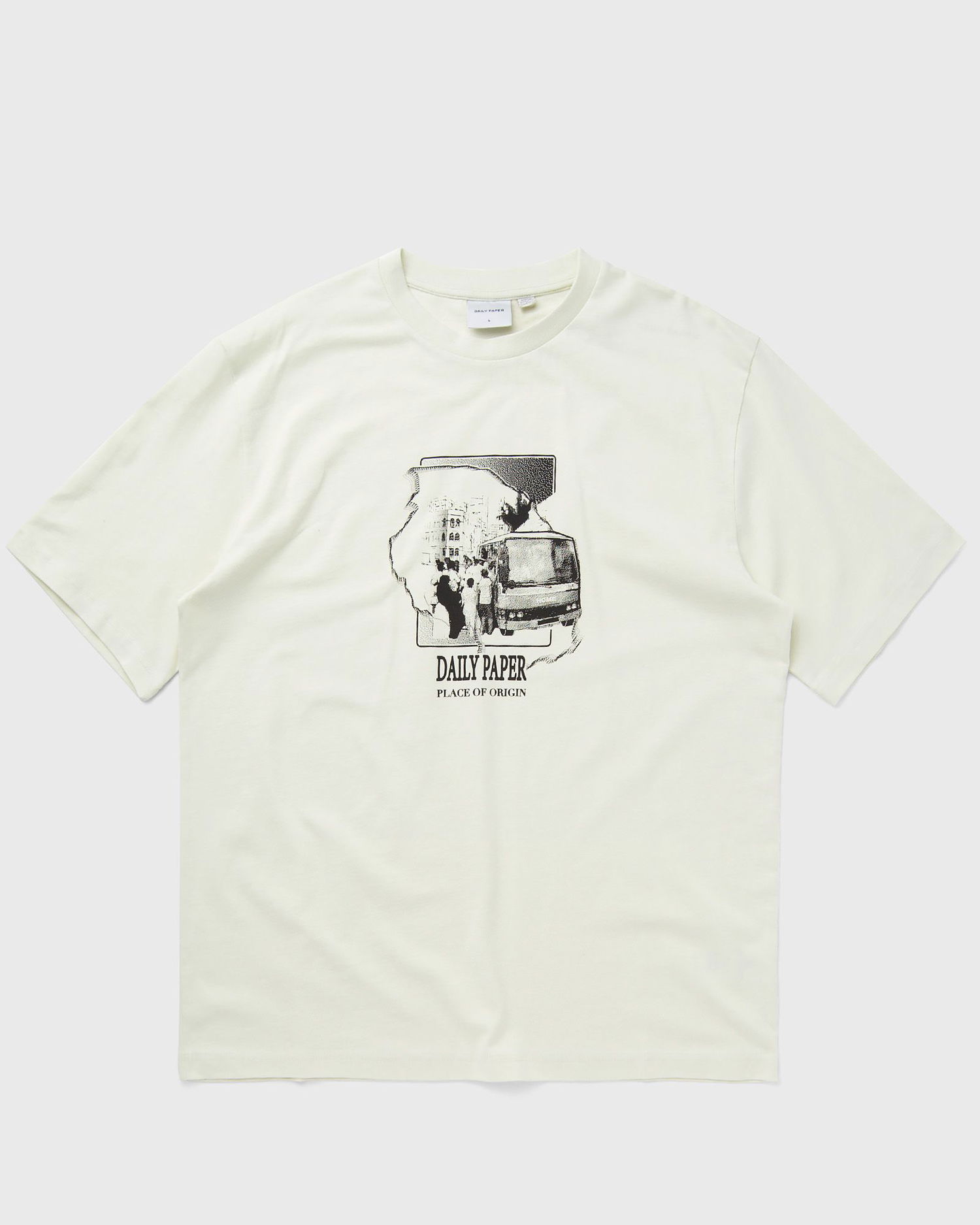 Тениска DAILY PAPER Place of Origin Shortsleeves Бяло | 2413011, 0