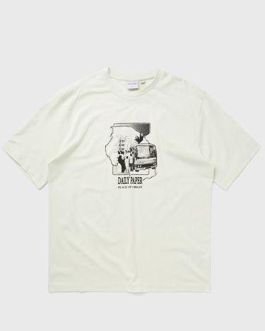 Тениска DAILY PAPER Place of Origin Shortsleeves Бяло | 2413011, 0
