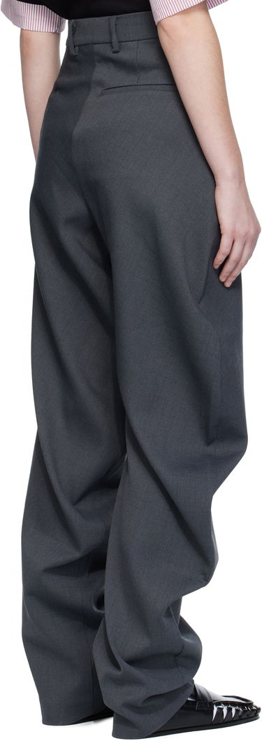 Панталони Charles Jeffrey Loverboy Charles Jeffrey LOVERBOY Topsy Turvy Wide-Leg Trousers Сиво | 52030406, 2