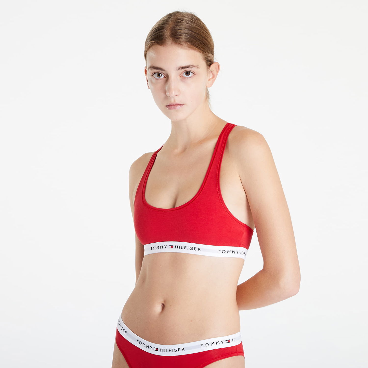 Сутиен Tommy Hilfiger Icon 2.0 Unlined Bralette Червено | UW0UW03820 XLG, 0