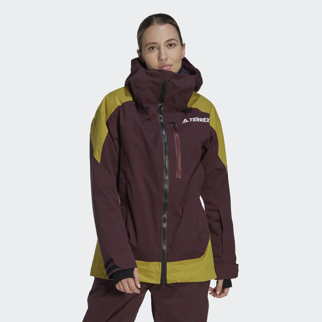 Яке adidas Originals Terrex MYSHELTER Snow 2-Layer Insulated Jacket Бургунди | HI5485, 0