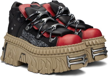 Кецове и обувки VETEMENTS New Rock Edition Platform Sneakers Червено | UA65SN100L, 3