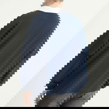 Поло тениска Rhude Layered Long Sleeve Pique Polo Тъмно синьо | RHFW25PO03012-3175, 3