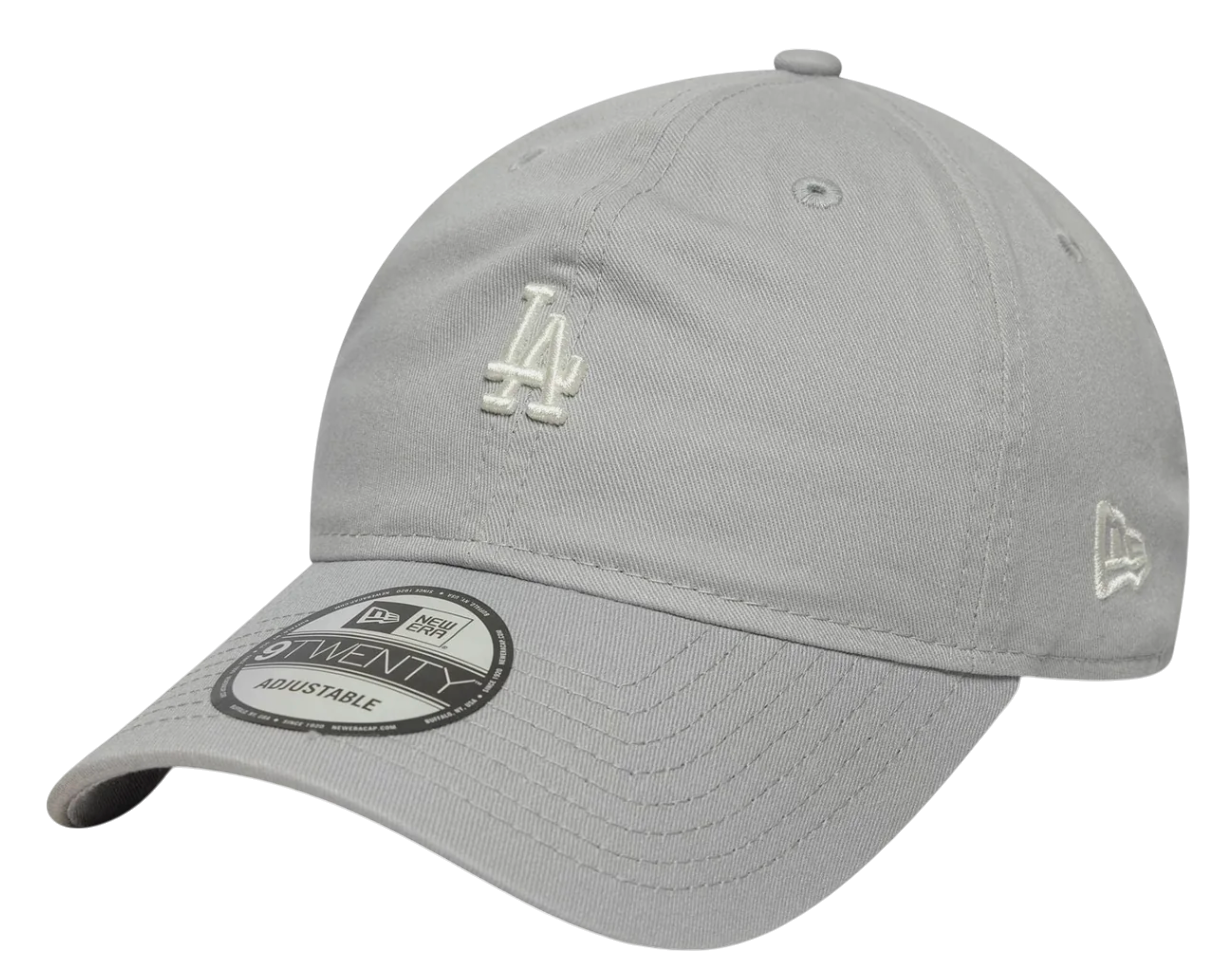Шапка с козирка New Era New Era MLB Los Angeles Dodgers Mini Logo Washed 9Twenty Adjustable Cap Сиво | 60667600-60667600, 0