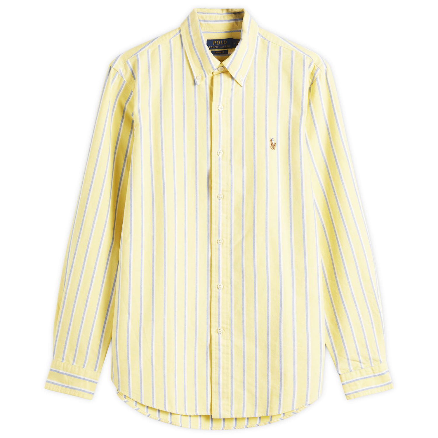 Риза Polo by Ralph Lauren Ralph Lauren Custom Fit Oxford Shirt, Size Large Жълто | 710928918005, 0