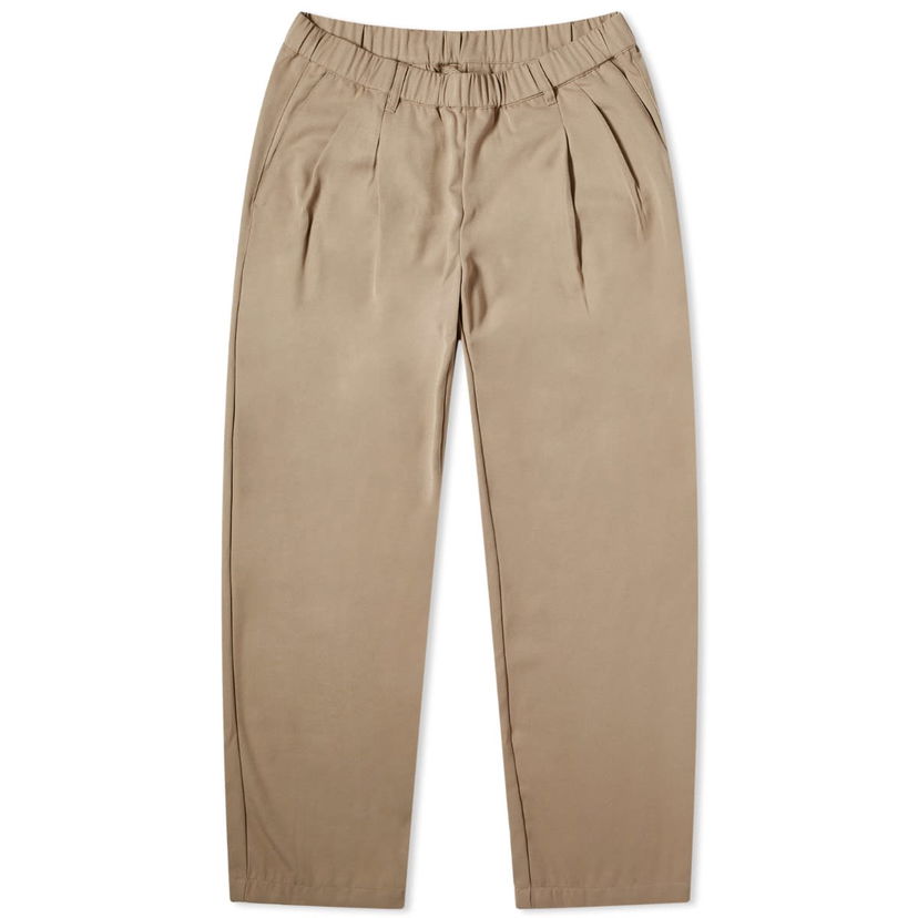 Панталони Dime Pleated Twill Trousers Кафяво | DIMESP2435TAN