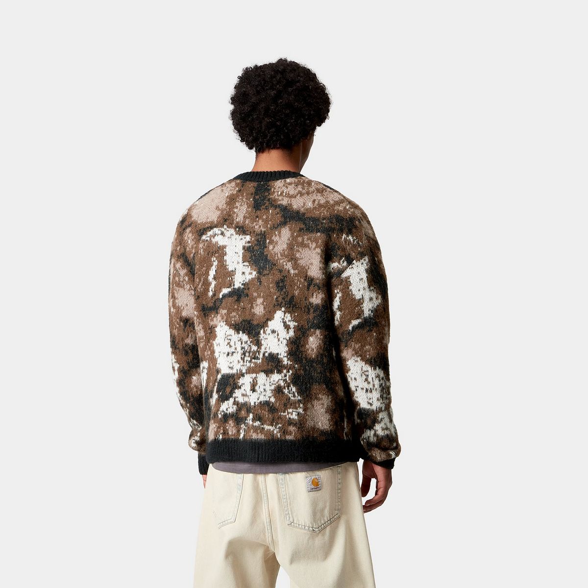 Пуловер Carhartt WIP Carhartt WIP Merton Cardigan Wild Dog Jacquard Кафяво | I035391_9, 1