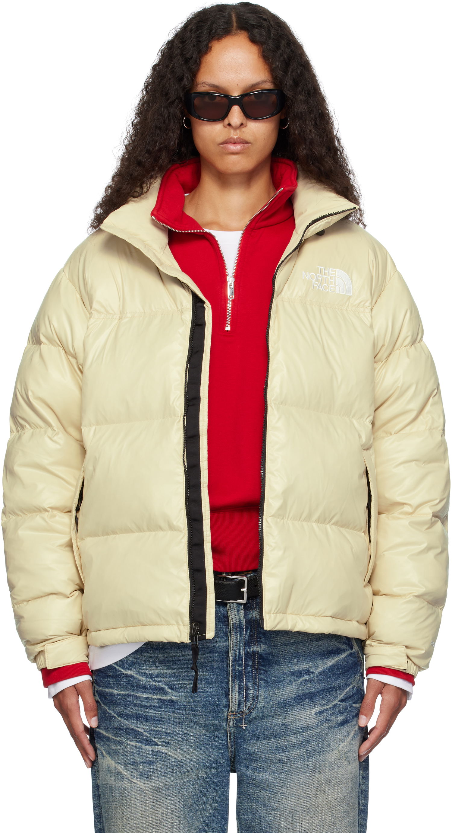 Пухо яке The North Face Puffer Jacket 1996 Retro Shine Бежово | NF0A3C8D38G, 0