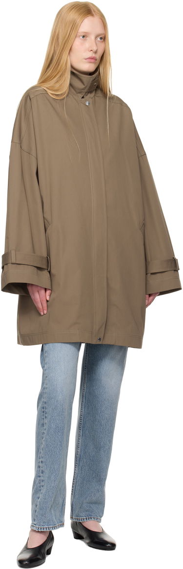 Тренчкот TOTEME TOTEME Oversized Trench Coat Кафяво | 253-WRO0220-FB0490, 3
