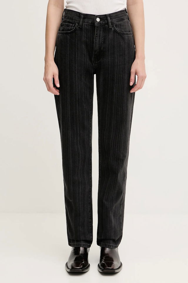 Rylan High Waist Striped Jeans