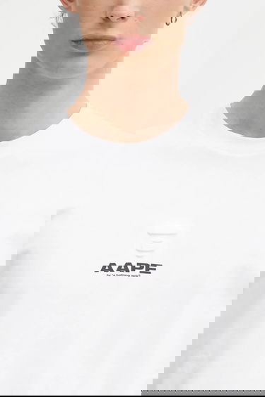 Тениска AAPE by A Bathing Ape Basic Ape Head Graphic T-Shirt Бяло | AAPTEM1647XXO, 3