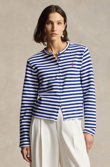 Пуловер Polo by Ralph Lauren Striped Cardigan Синьо | 211942806, 0
