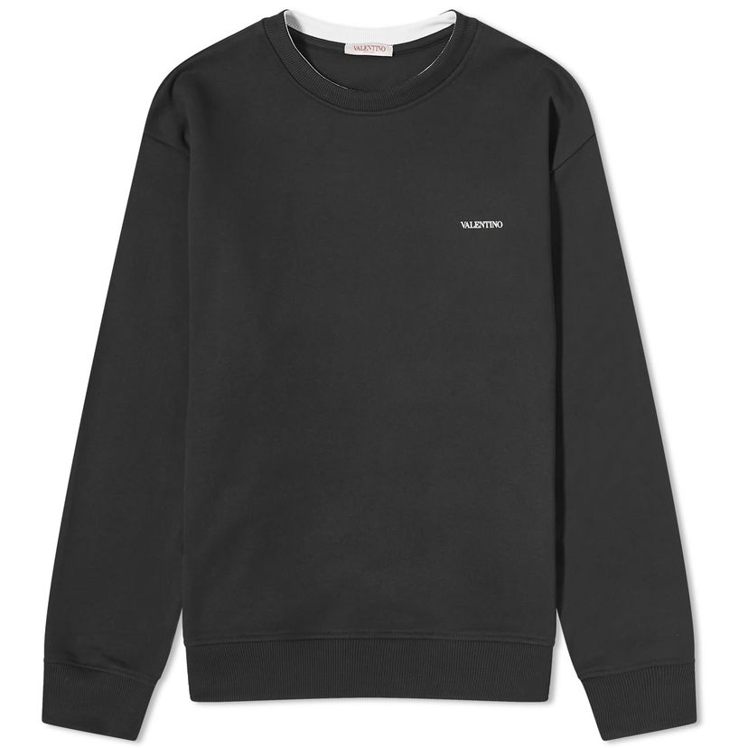 Пуловер Valentino Men's Logo Crew Sweat Black Черно | 4V3MF26W9UG-0NO