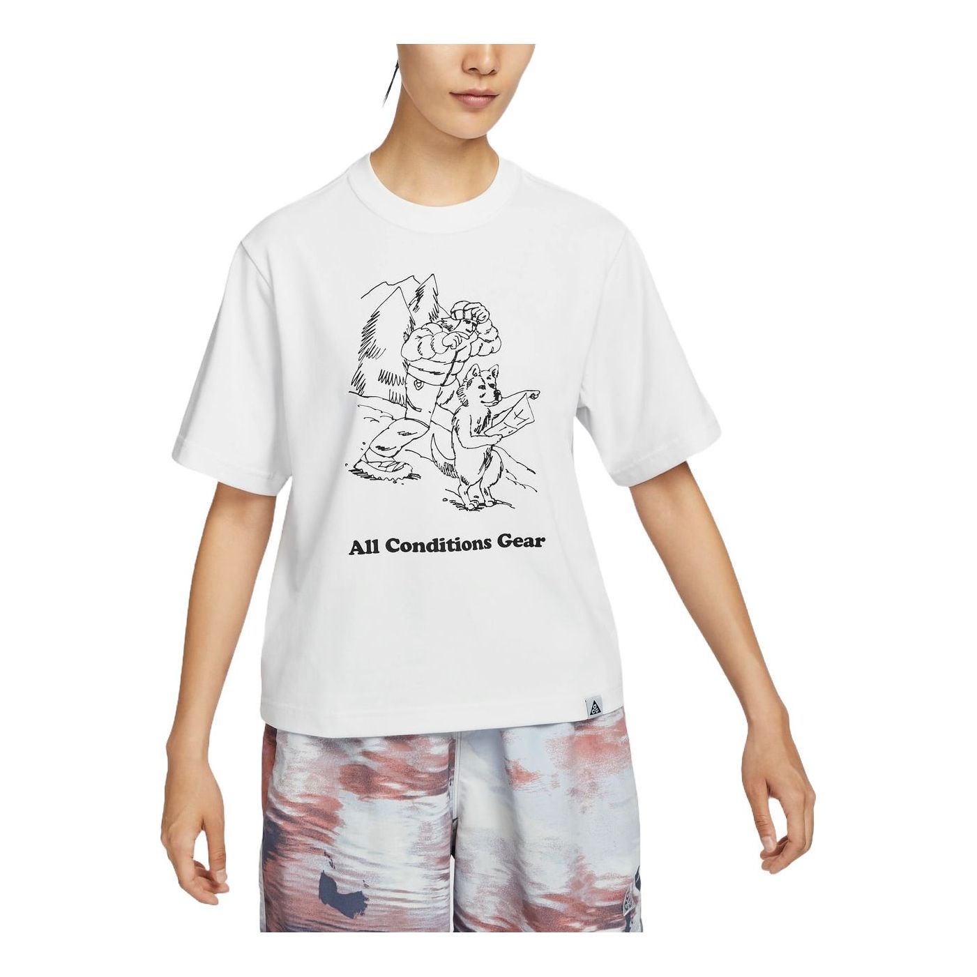 Тениска Nike ACG ACG Oversized Graphic T-Shirt Бяло | FV7326-121, 0