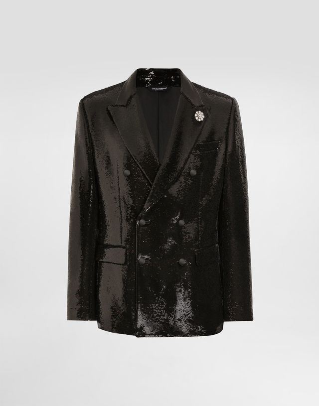 Double-breasted Sicilia Light Sequin Jacket