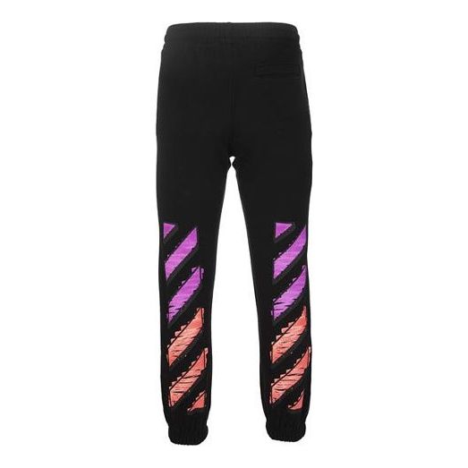 Спортни панталони Off-White Off-White Logo Cotton Sweatpants Черно | OMCH030R21FLE0011032