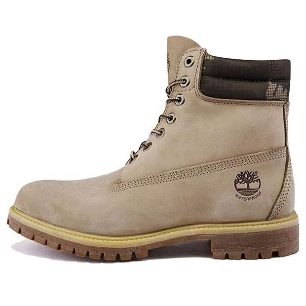 Кецове и обувки Timberland 6 Inch Premium Waterproof Wide-Fit Boots Бежово | A1QRD, 0