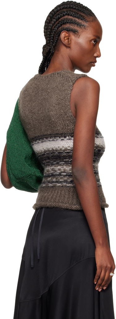 Жилетка OUR LEGACY Pleaser Striped Knitted Vest Многоцветен | W4253PB, 2