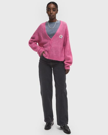 Пуловер American Vintage Nenybay Knitted Cropped Cardigan Розово | NEN19AE25-HIBISCUS, 1