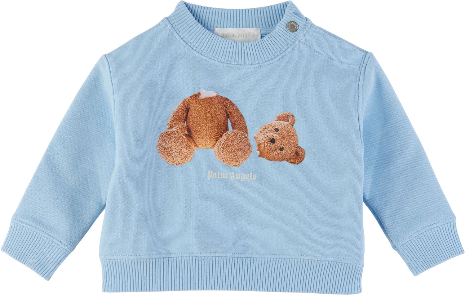 Пуловер Palm Angels Palm Angels Bear Sweatshirt Синьо | PBXC001S25FLE0014160, 0