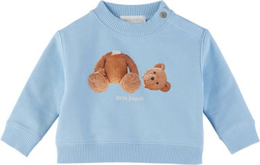 Пуловер Palm Angels Palm Angels Bear Sweatshirt Синьо | PBXC001S25FLE0014160, 0